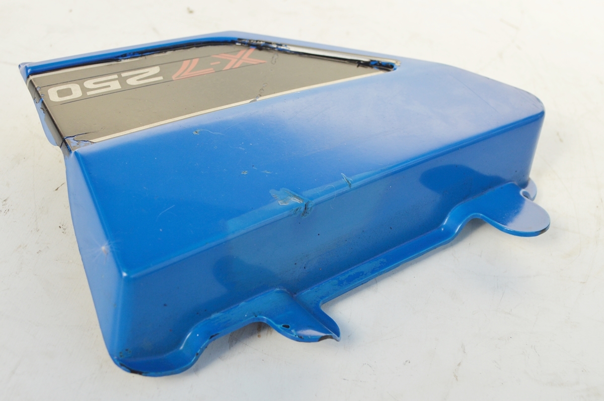 SUZUKI RG250E / X7 サイドカバー右　中古品　当時物　純正品　RG250　GT250/2 GT2502スズキ_画像4