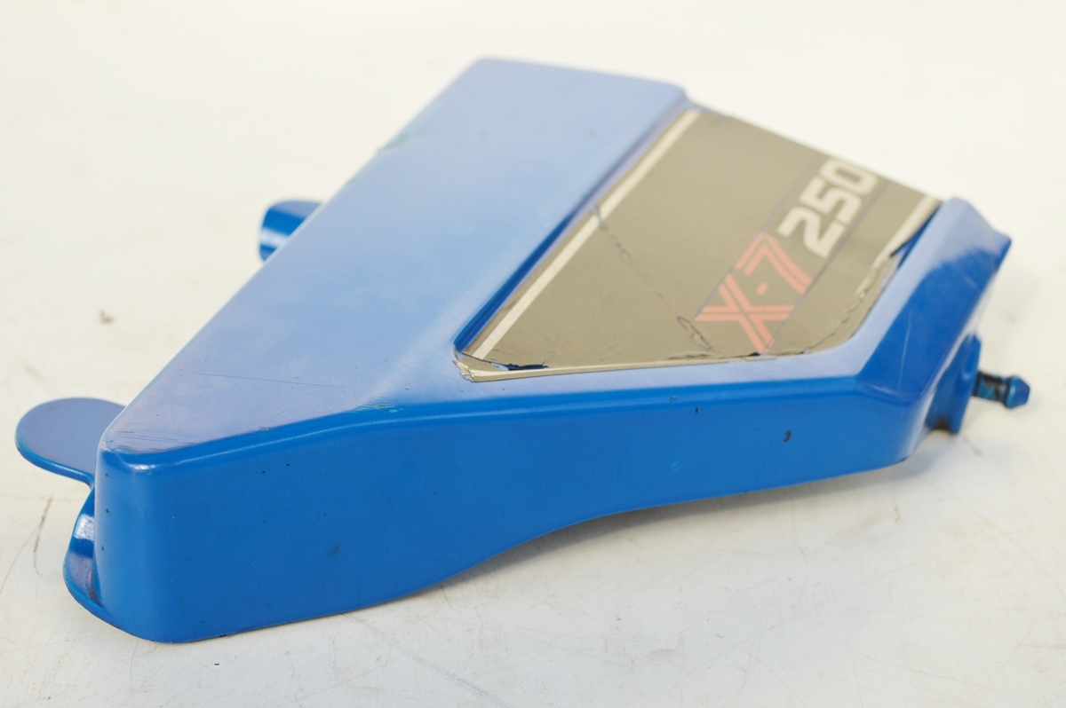 SUZUKI RG250E / X7 サイドカバー右　中古品　当時物　純正品　RG250　GT250/2 GT2502スズキ_画像5