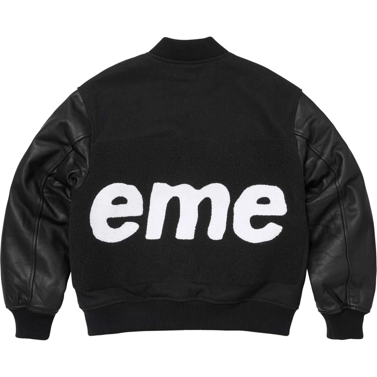 Supreme Big Logo Chenille Varsity Jacket Black XLサイズ Supreme Big Logo Chenille Varsity Jacket Black XLサイズ