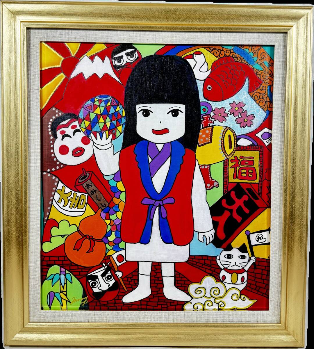 天野喜孝/踵/F10号/大型作品/絵画/額縁/油彩画/肉筆/手書き/FF 絵画 天野喜孝/踵/F10号/大型作品/絵画/額縁/油彩画/肉筆/手書き/FF 絵画