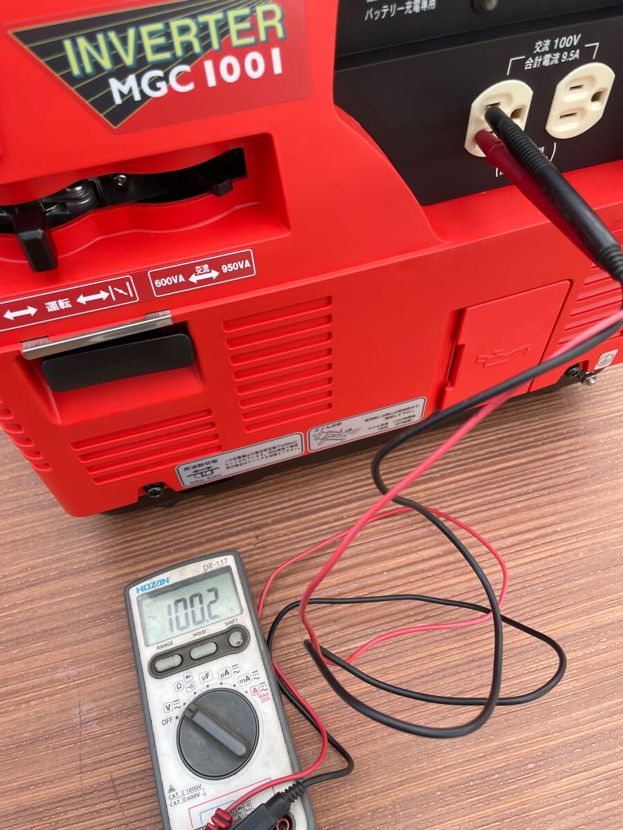 Yahoo!オークション - インバーター発電機 MGC1001 発電機 100V Yahoo!オークション - インバーター発電機 MGC1001 発電機 100V