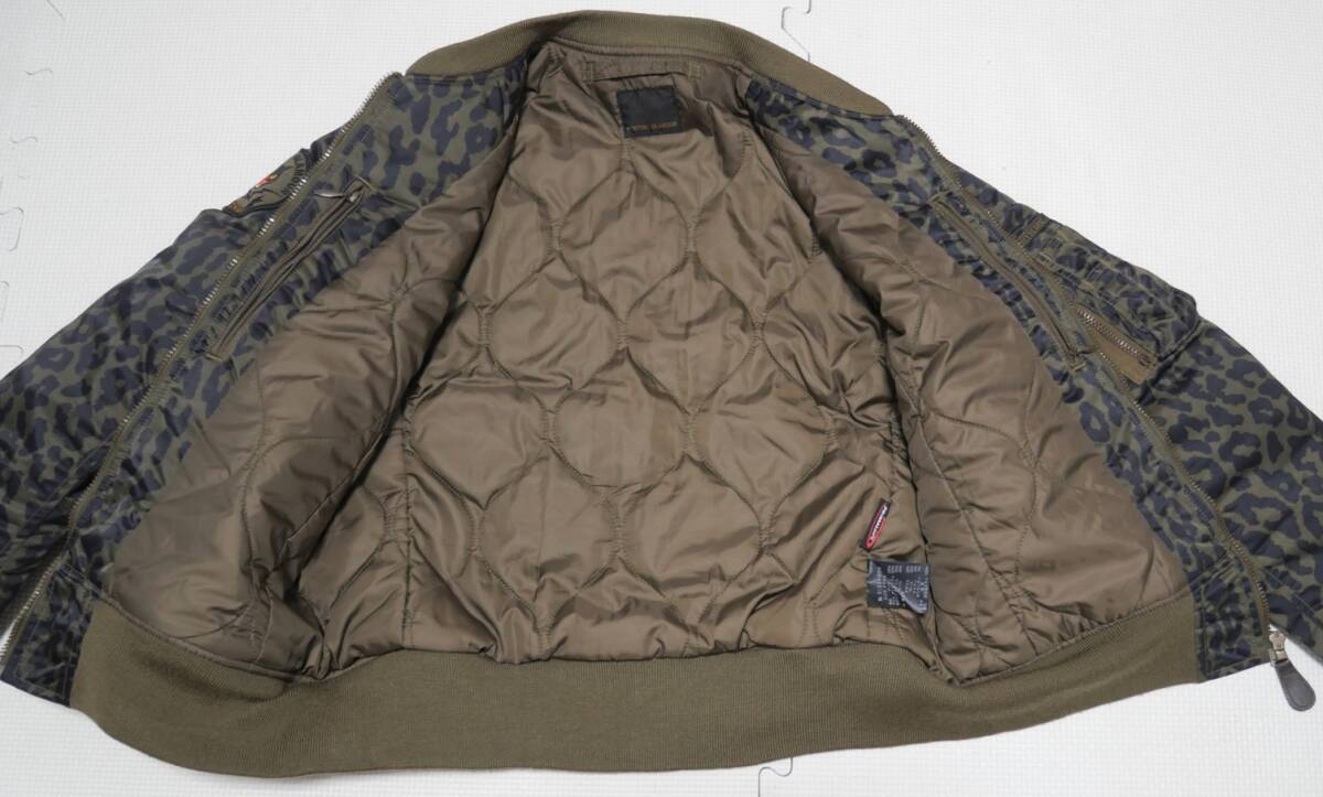 ヒステリックグラマー レオパード MA-1 ジャケット FREE レディース ヒョウ柄 HYSTERIC GLAMOUR