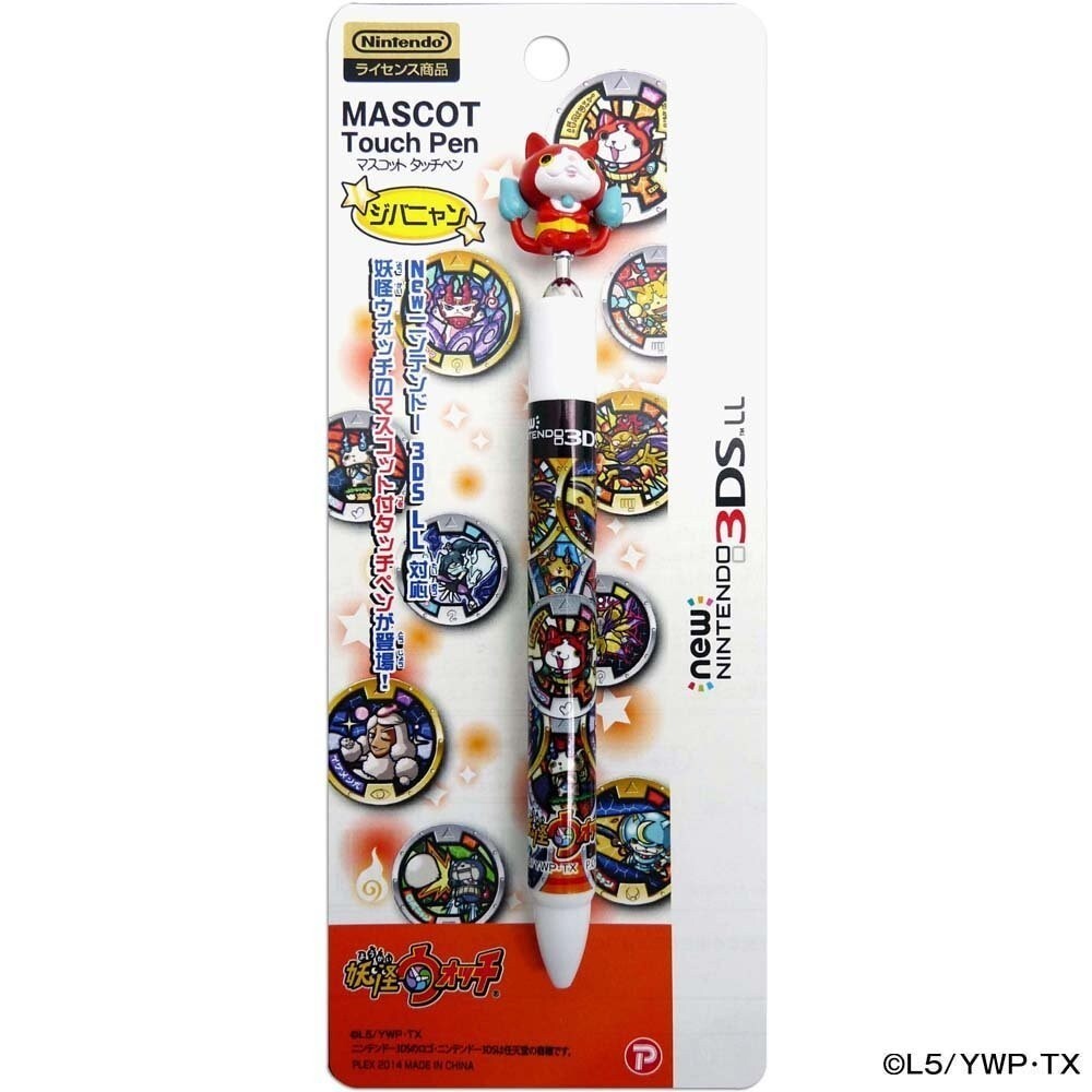 !_ Yo-kai Watch new NINTENDO 3DS LL соответствует эмблема стилус jibanyanVer. новый товар нераспечатанный 