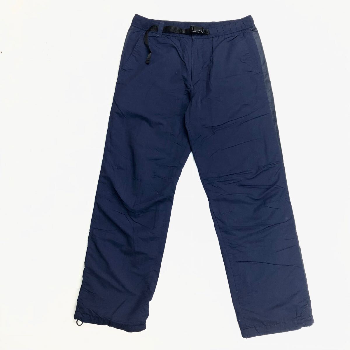 【人気】UNIQLO ユニクロ サイドラインウォームイージーパンツ 男性用 メンズ Mサイズ 暖パン 裏フリース 古着 C-130
