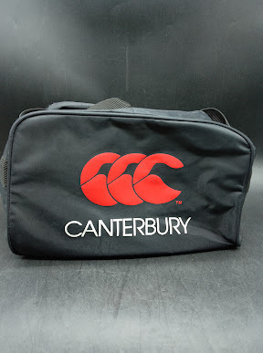 ▽ カンタベリー ショルダーバッグ / Canterbury バッグ 鞄 旅行 遠征 合宿 ブラック スポーツバッグ？