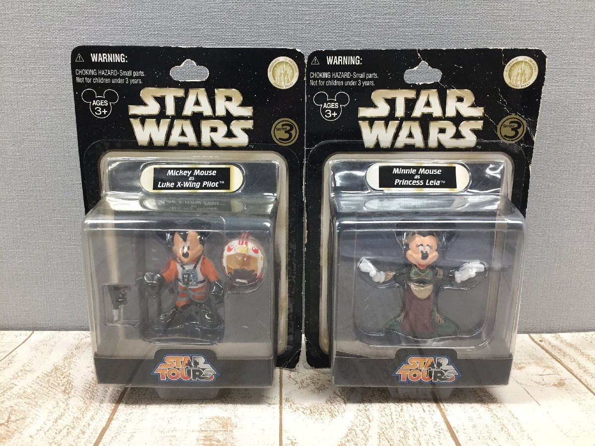 ディズニー スターウォーズ ミニー フィギュア ② Yahoo!オークション - ディズニー 《未開封品》ミッキー ミニー