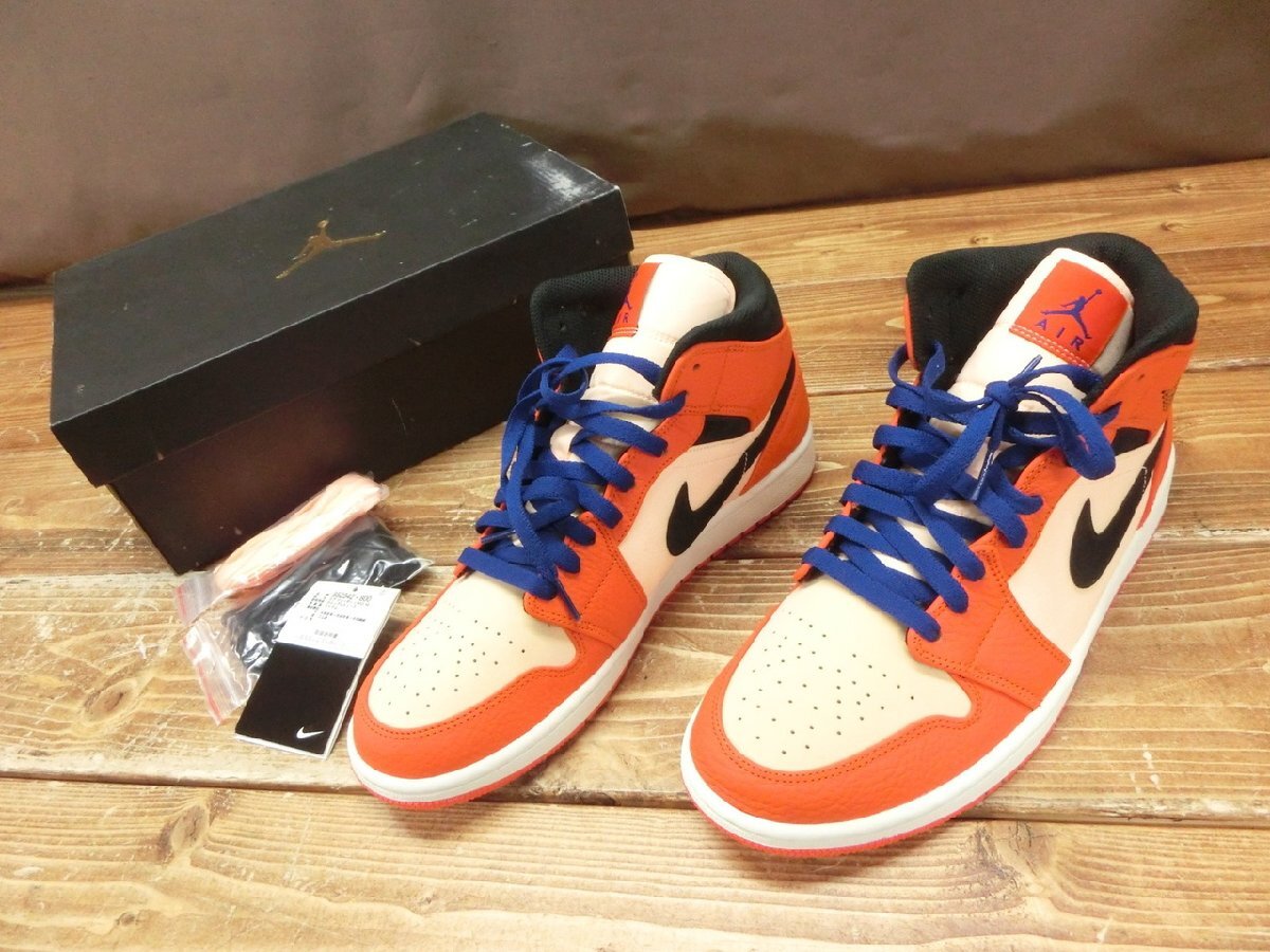 JC-3042】未使用 NIKE ナイキ AIR JORDAN 1 MID SE TEAM ORANGE JC-3042】未使用 NIKE ナイキ AIR JORDAN 1 MID SE TEAM ORANGE