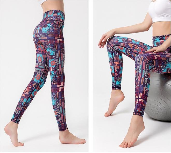  leggings long pants size XL yoga leggings fitness pants running pants movement ... Dance yoga wear n303-08