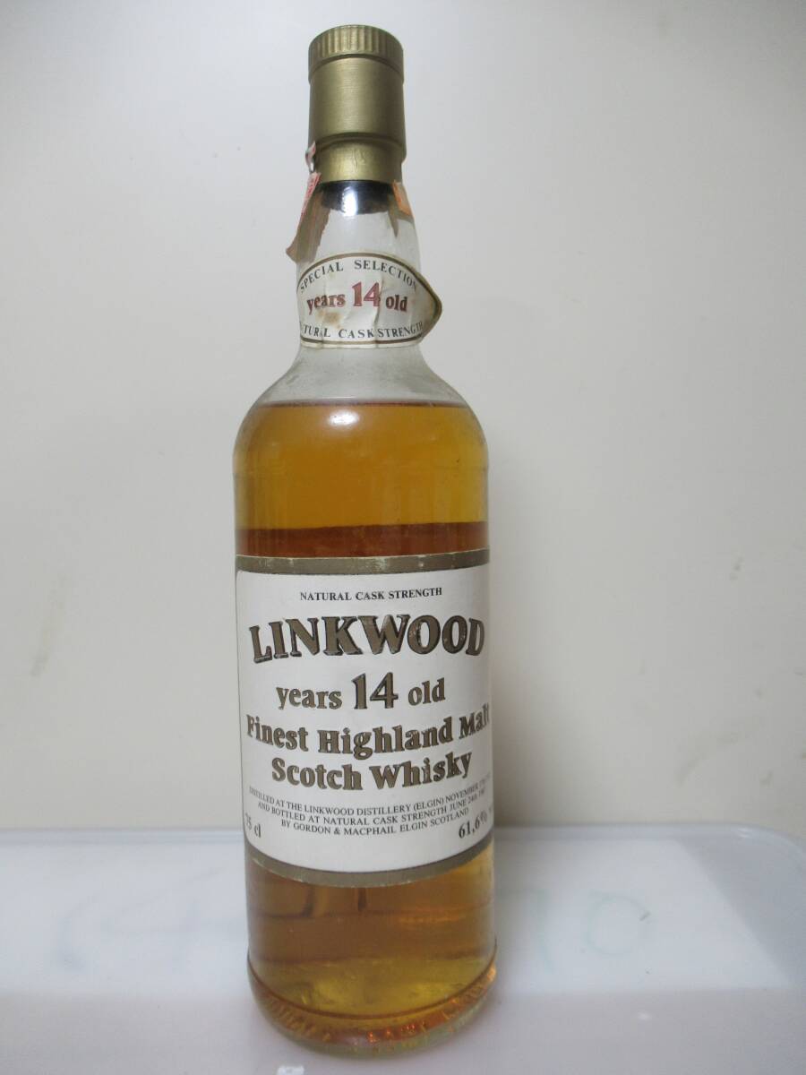b015◆◆リンクウッド14年1972-1987 61.6% 750ml　稀少オールド　G&M◆◆