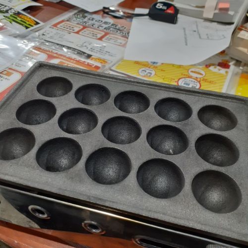 たこ焼き器(家庭用) 15穴 山岡金属 Y-03D 都市ガス 業務用 中古/送料別途見積_画像6