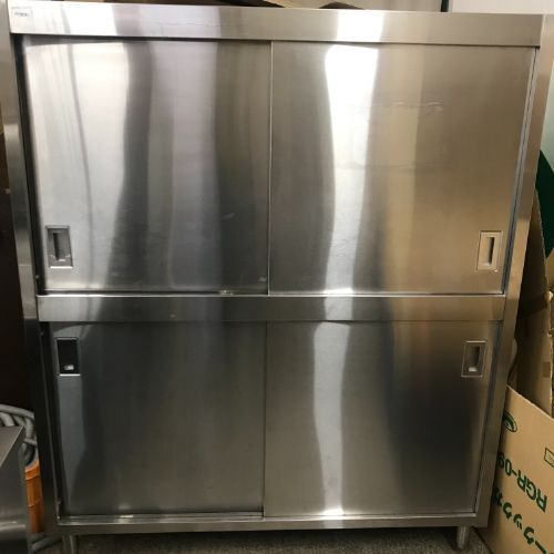 食器棚 両面扉 業務用 中古/送料別途見積