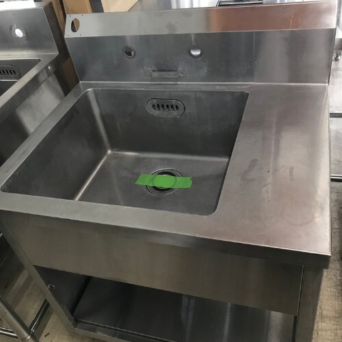 一槽シンク 台付き BGあり 業務用 中古/送料別途見積