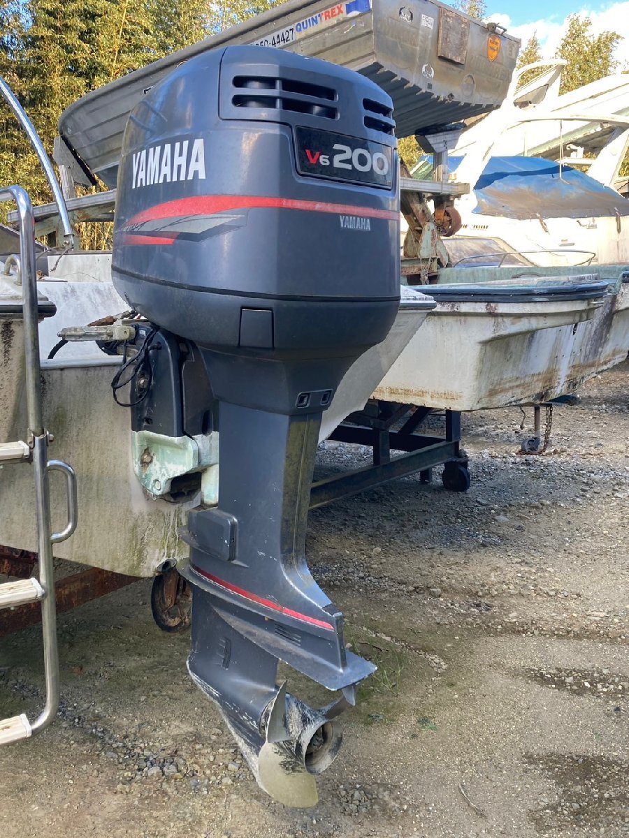 YAMAHA yamaha ヤマハ 2ストローク 200馬力船外機 実働品 X(UL YAMAHA yamaha ヤマハ 2ストローク 200馬力船外機 実働品 X(UL