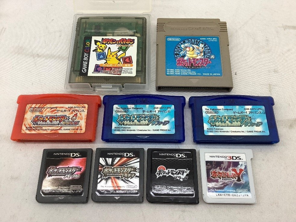 ポケモン関連ソフトまとめ売りDS 3DS Switch GBA