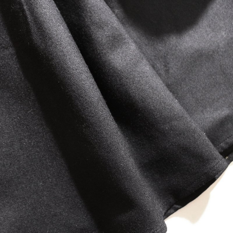 美品 セオリー Theory 秋 冬 洗練 シンプル ミディ 毛70% Aライン フレア ウールスカート 9号 2 ブラック 黒 通勤 オフィス 綺麗め ママ_画像2