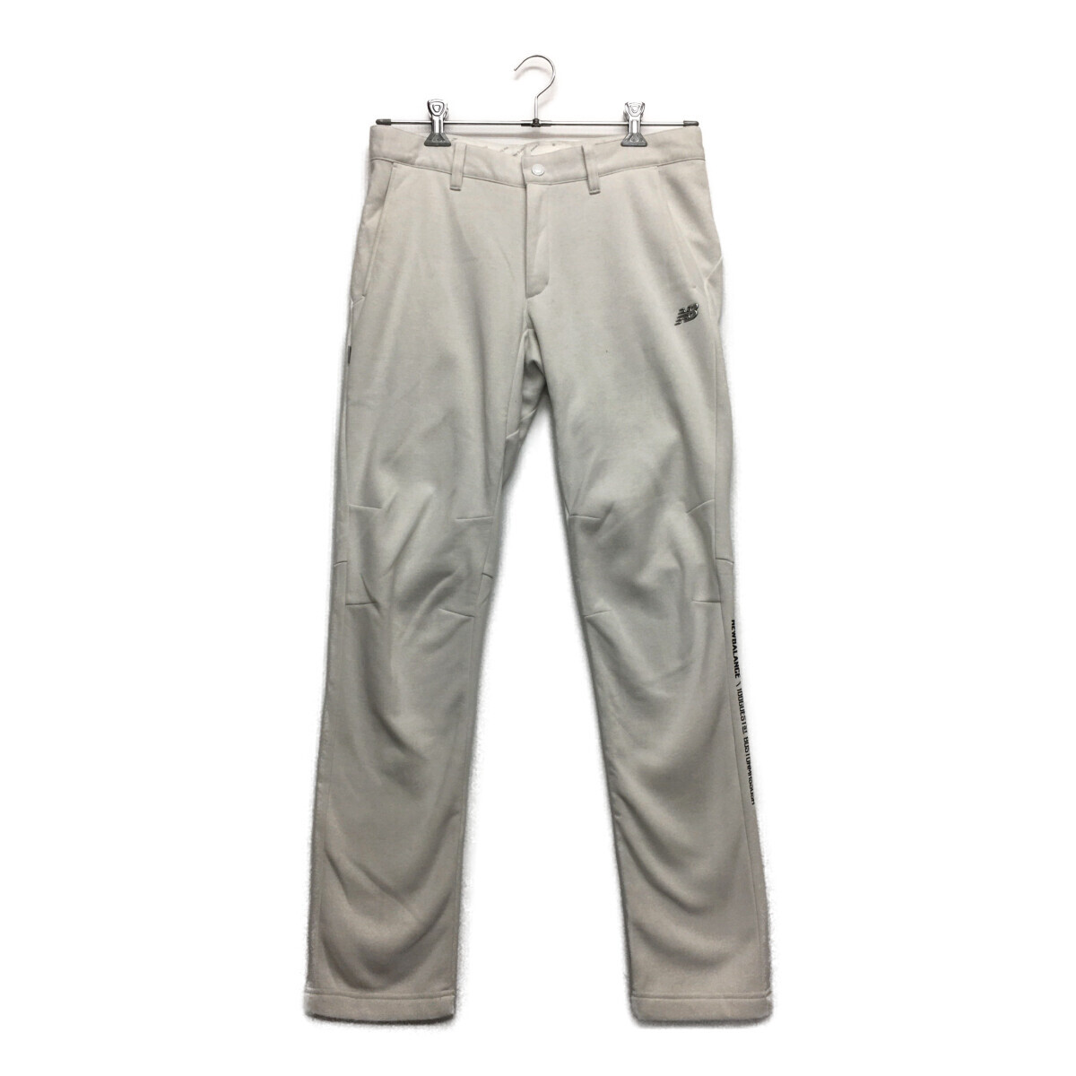 coco 中古 ニューバランスゴルフ New Balance golf メンズ パンツ 4(M) 白 ホワイト 裏起毛 シンプル レターパックプラス発送可 106947