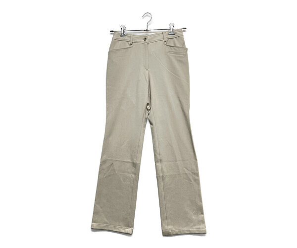 coco 未使用品 アダバット adabat レディース パンツ 38(M) グレー ストレッチ シンプル レターパックプラス発送可 97634