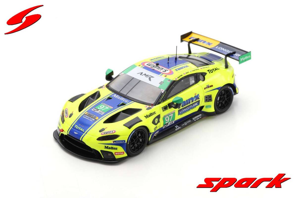 # ограничение 300pcs. Spark Model 1/43 2021 Aston Martin vantage AMR GT3 #97 Daytona 24h