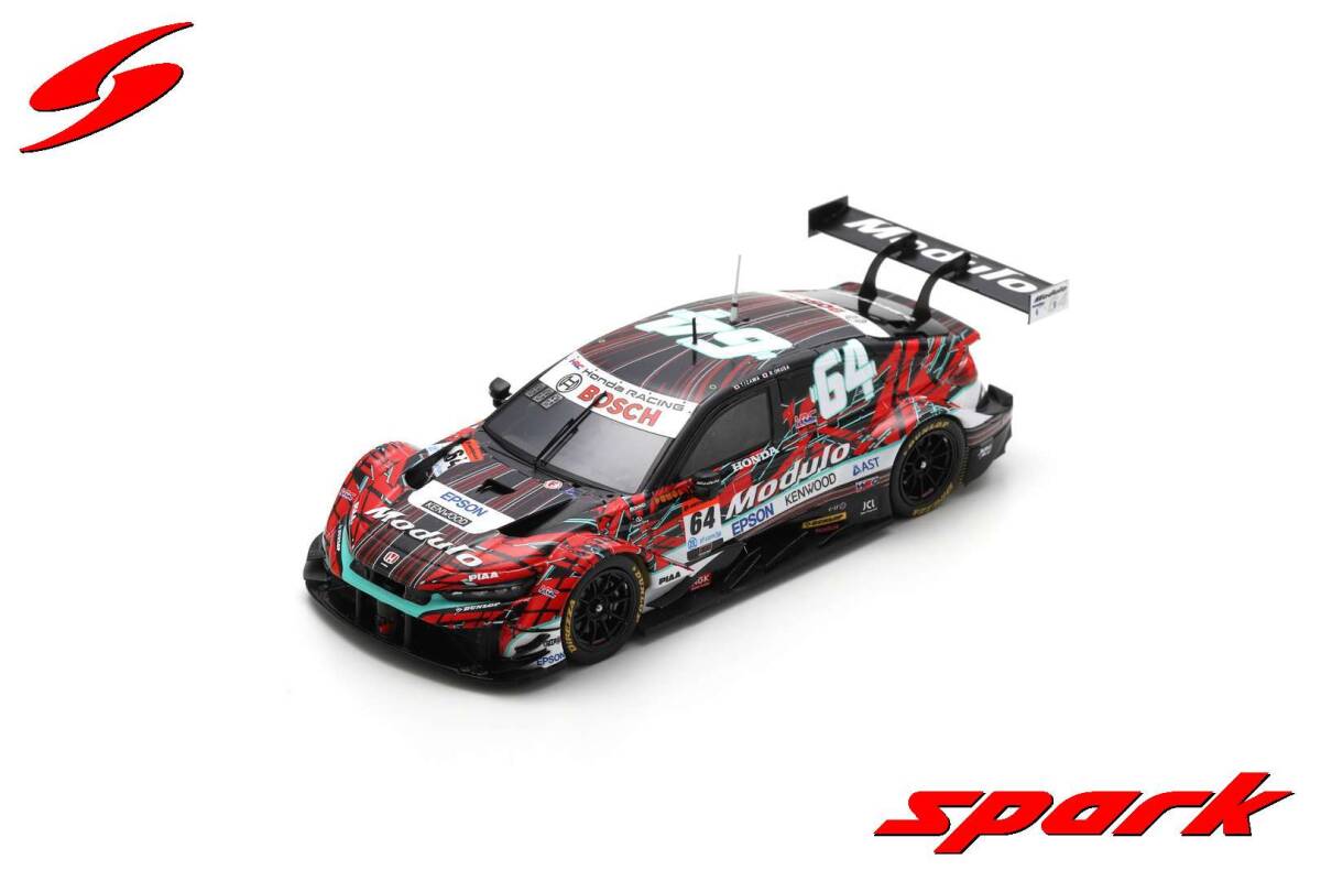 ■スパークモデル 1/43 2024 ホンダシビック タイプR-GT #64 スーパーGT GT500 Modulo Nakajima Racing