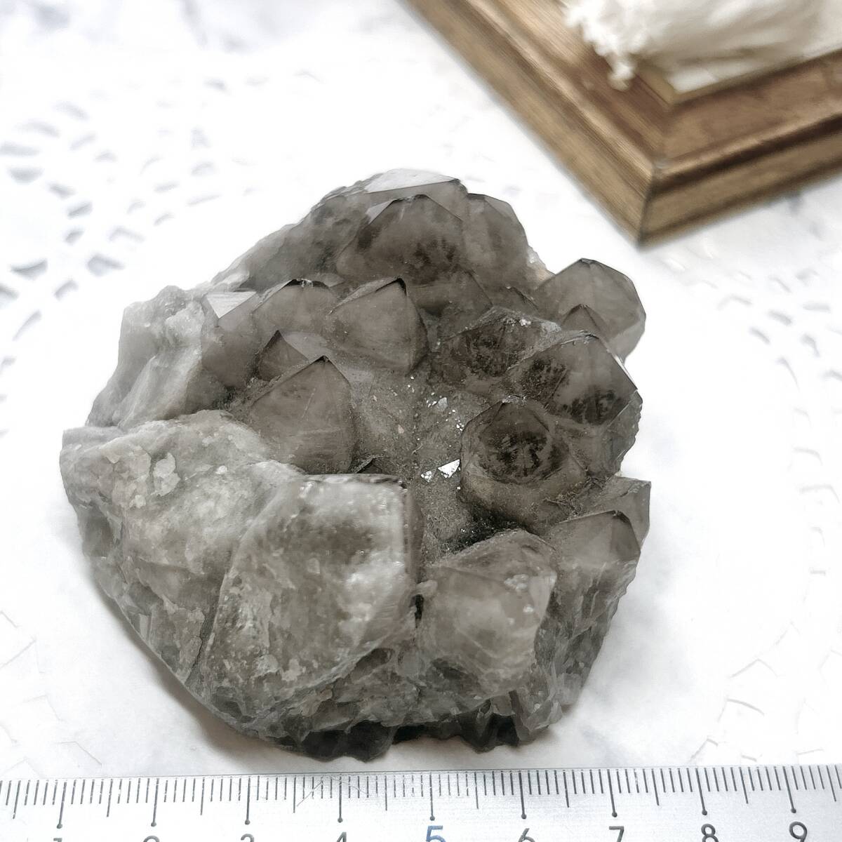 E11354】スモーキーファントム水晶 クラスター スモーキー E11354】スモーキーファントム水晶 クラスター スモーキー