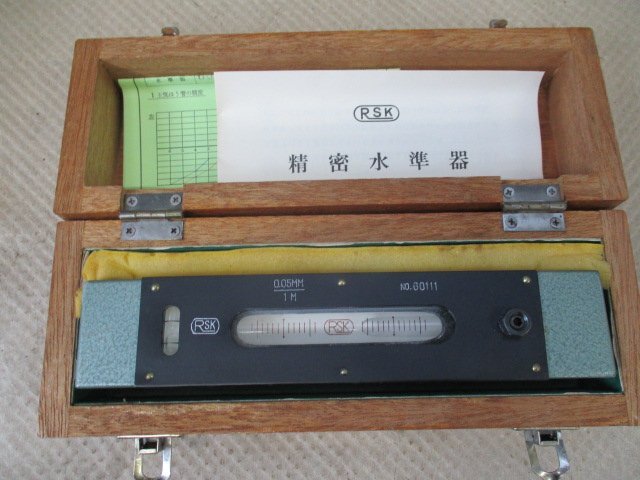 中古品　RSK　精密水準器　（WB-85）