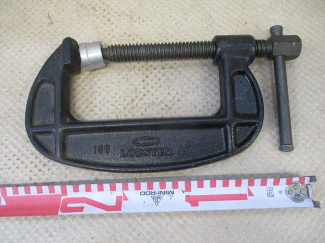 未使用品　LOBSTER　C型クランプ　100ｍｍ　（ム-36）