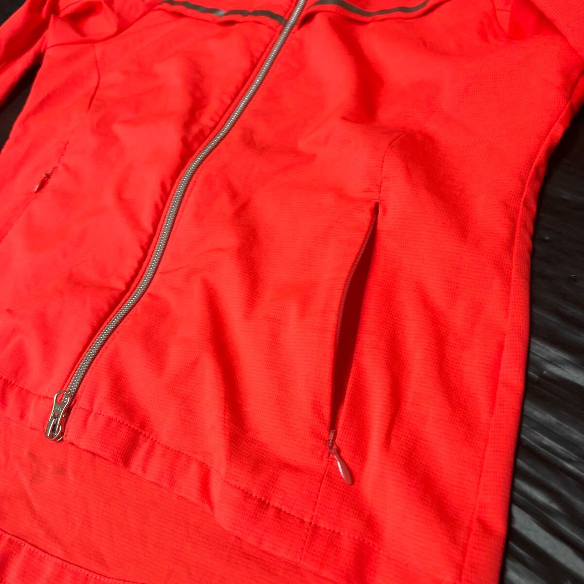 MIZUNO＊ミズノ レディースS 長袖ジャケット パーカー ウィンドブレーカー 薄地 ダブルジップ ランニング トレーニング スポーツウェア_画像8
