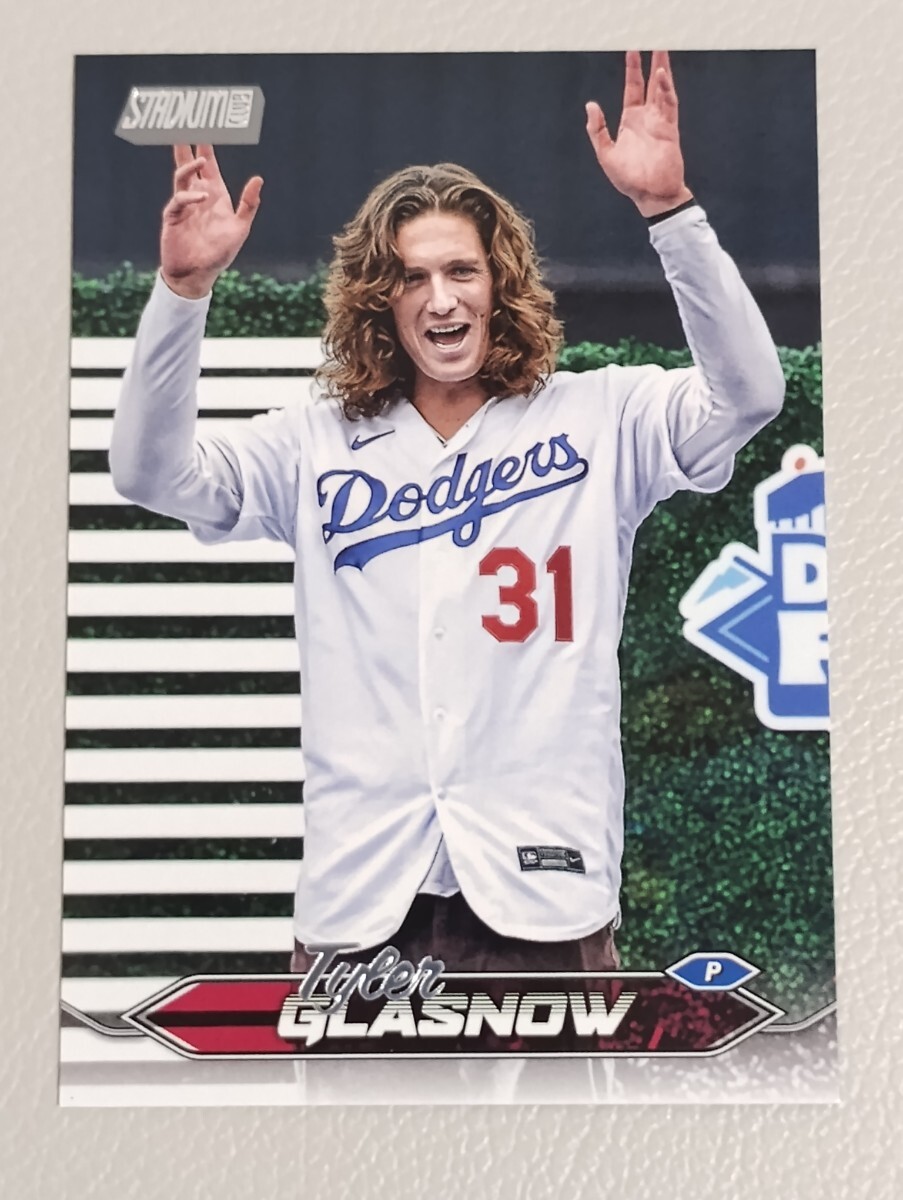 MLB 2024 TOPPS STADIUM CLUB グラスノー グラスナウ GLASNOW ドジャース ベース #127_画像1