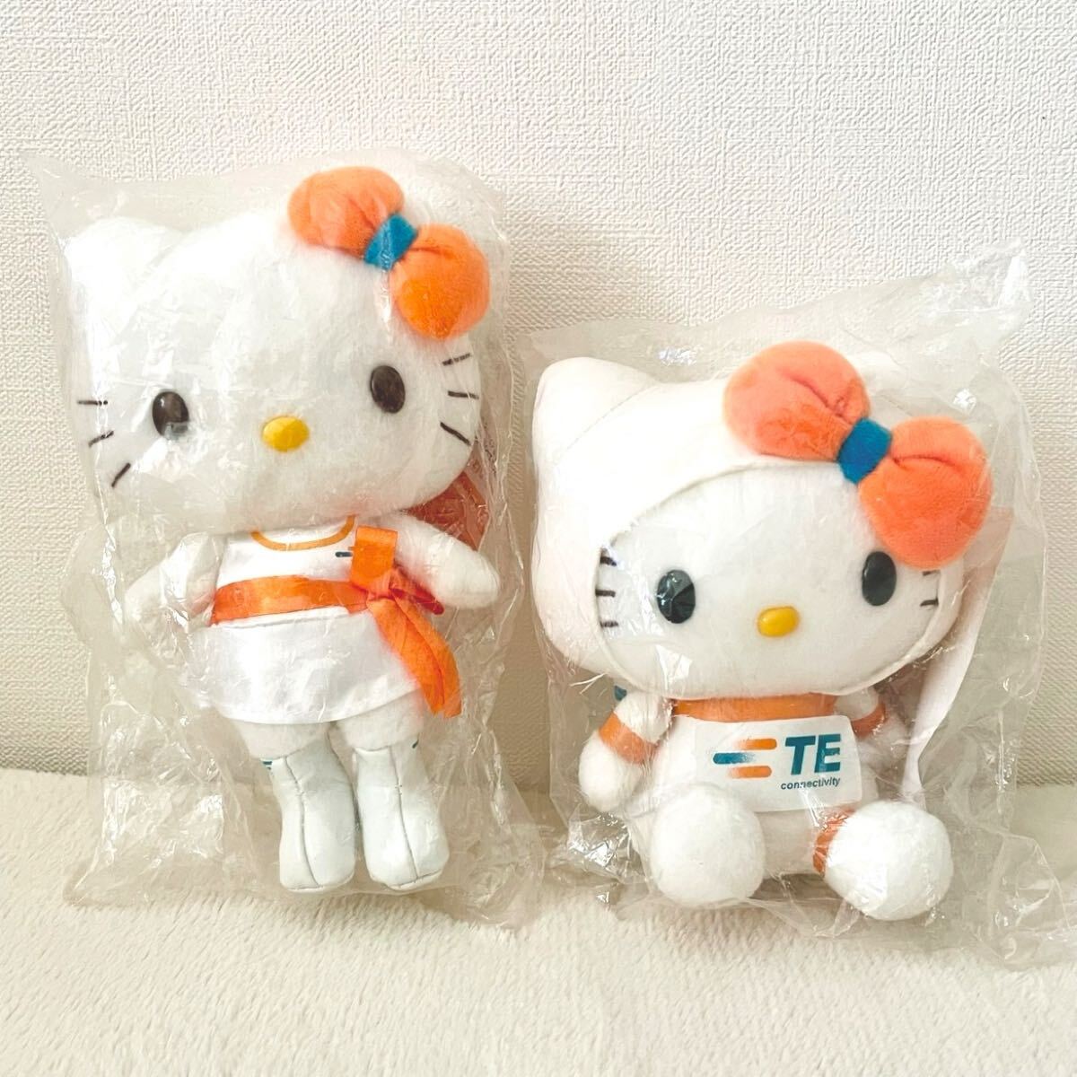 未使用 サンリオ ハローキティ TE Connecetivity タイコ エレクトロニクスジャパン コラボ ぬいぐるみ ドールセット 2012 2014 非売品