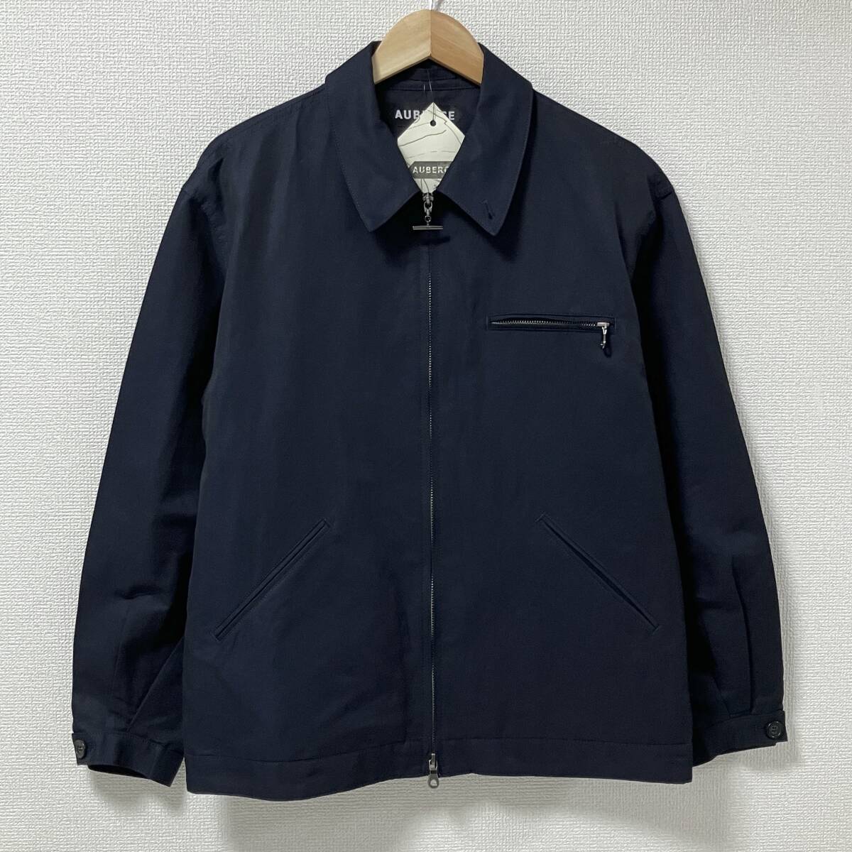 AUBERGE A.I.R.AGE 別注 REF CORNICHE JACKET ブルゾン ネイビー AUBERGE A.I.R.AGE 別注 REF CORNICHE JACKET ブルゾン ネイビー