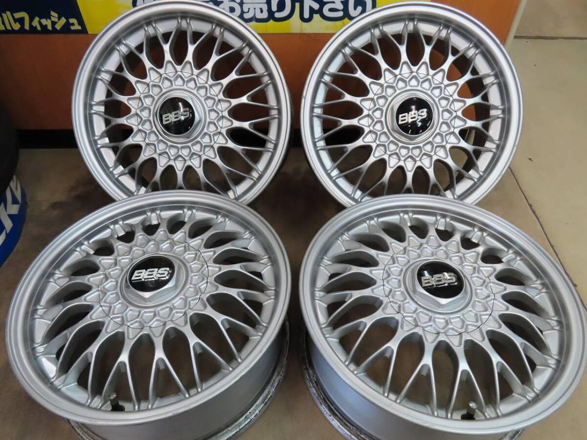 ☆日産 純正 オプション BBS CG19 16インチ アルミホイール 6.5J +40 5穴 PCD114.3 シルバー 4本  NISSAN☆