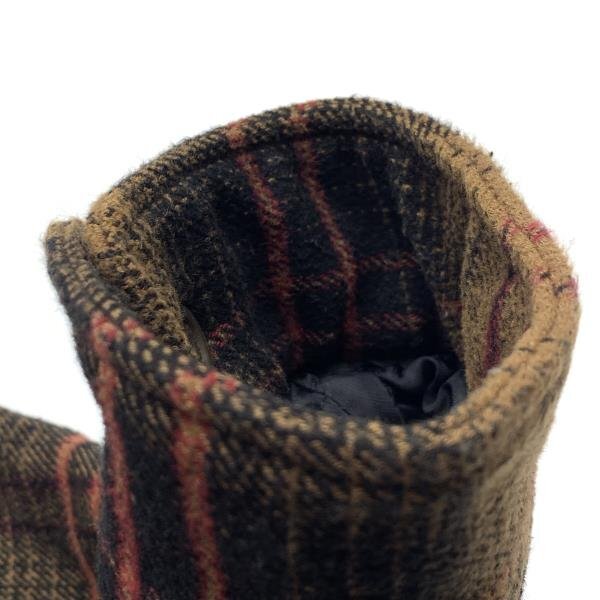 Supreme シュプリーム ボアジャケット チェック柄 Lサイズ ブラウン 茶色 23AW Lined Flannel Snap Shirt メンズ 管理RY24004305_画像9