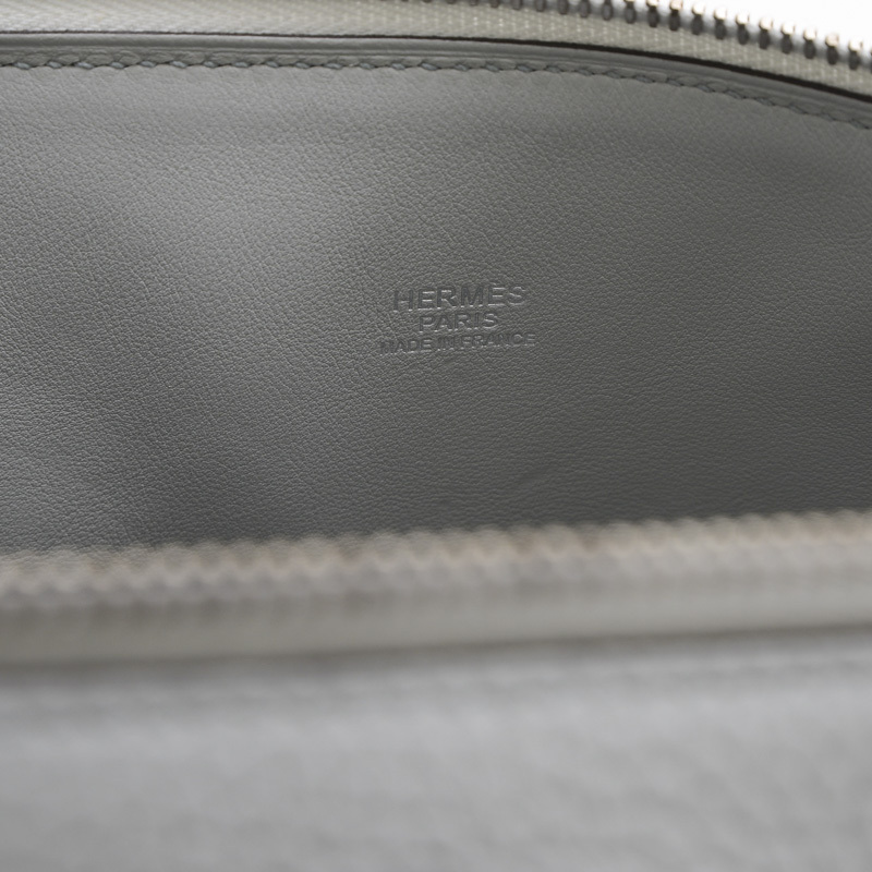 エルメス ボリード31 トリヨン ブルーペール シルバー金具 Z刻印