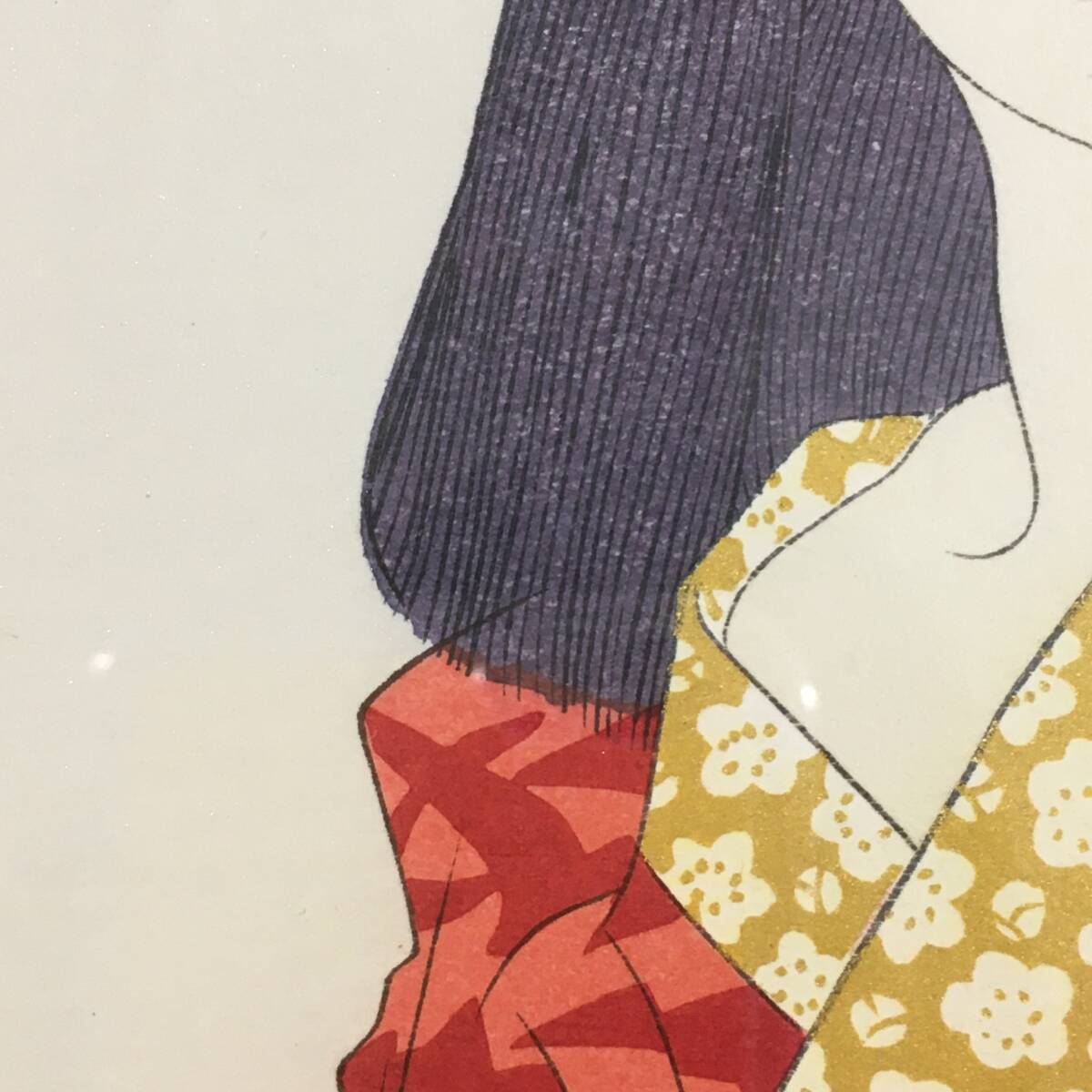 ○加山又造 極美品 『朱い千羽鶴』 オリジナル 木版画 限定150 ○加山又造 極美品 『朱い千羽鶴』 オリジナル 木版画 限定150