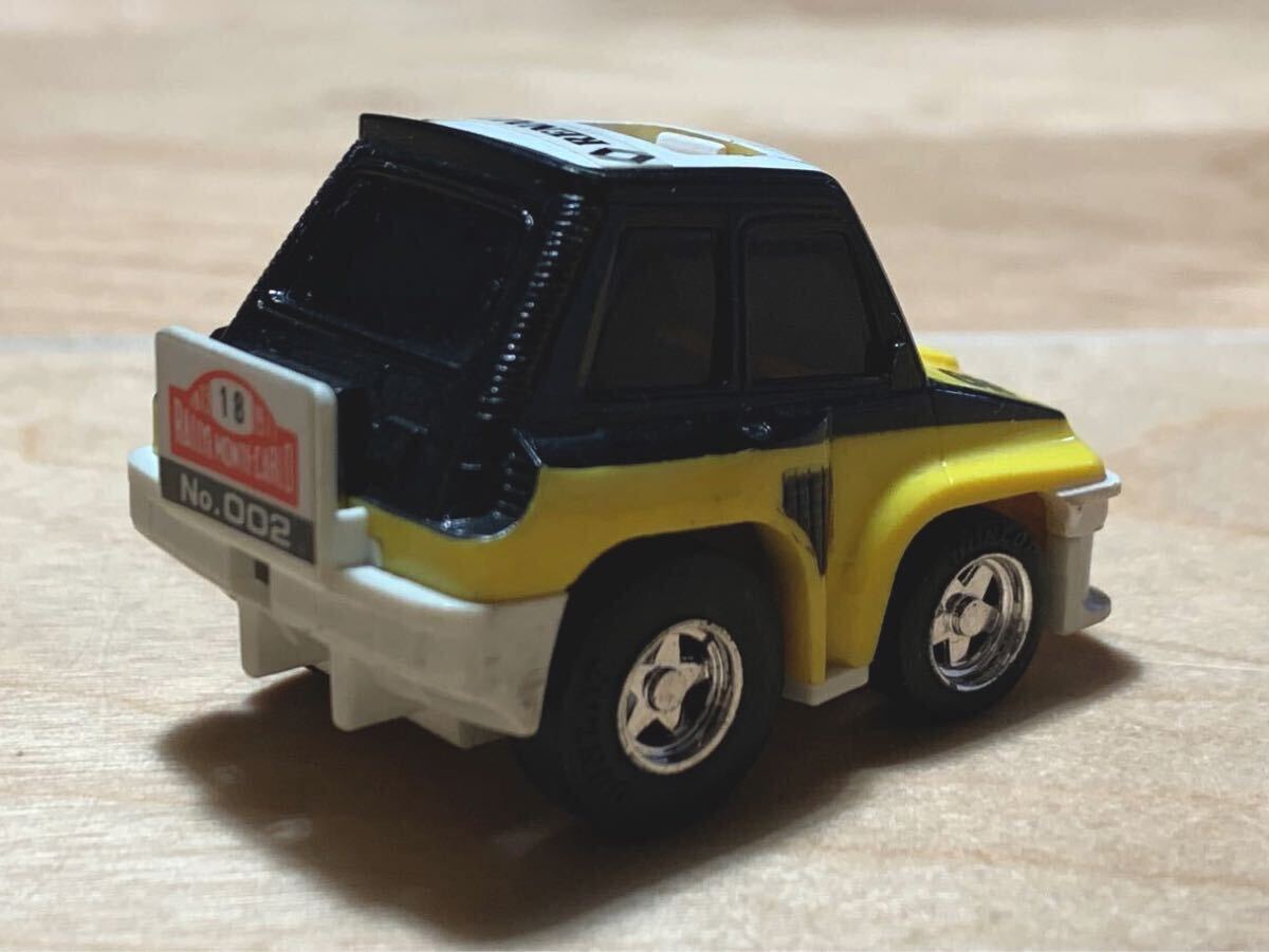[ не экспонирование ] сделано в Японии Choro Q HG No.002 Renault 5 турбо / Renault 5 Turbo [ черный / желтый / белый ]