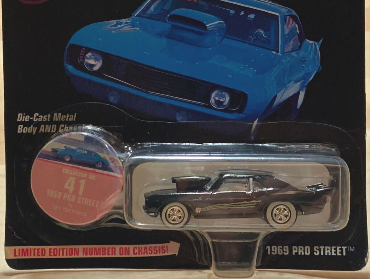 [ карта повреждение : нераспечатанный ] Johnny Lightning 1969 год Pro Street / 1969 PRO STREET [ черный ]