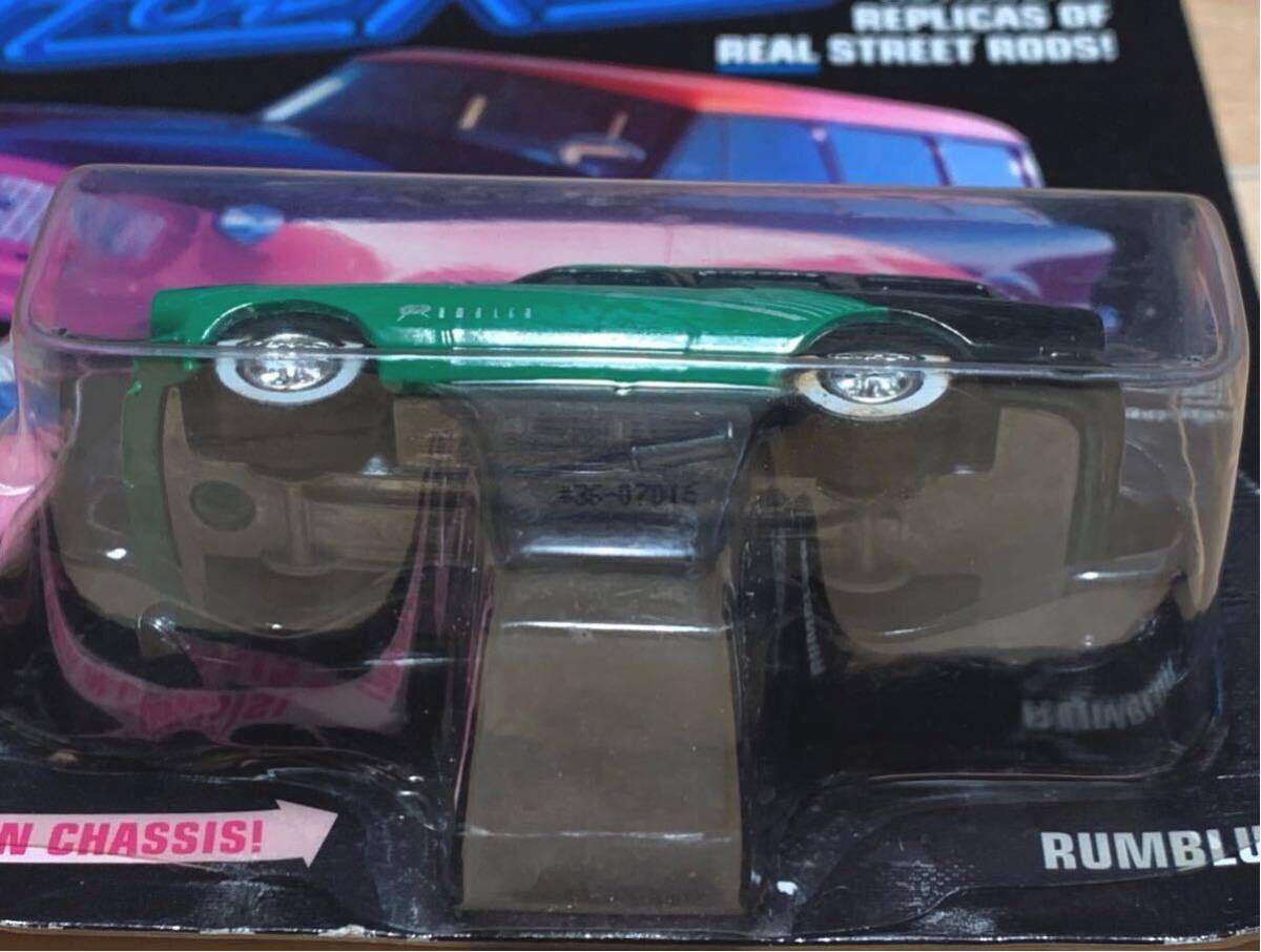 [ карта повреждение : нераспечатанный ] Johnny Lightning Ran bla-/ RUMBLUR [ черный & металлик зеленый ]