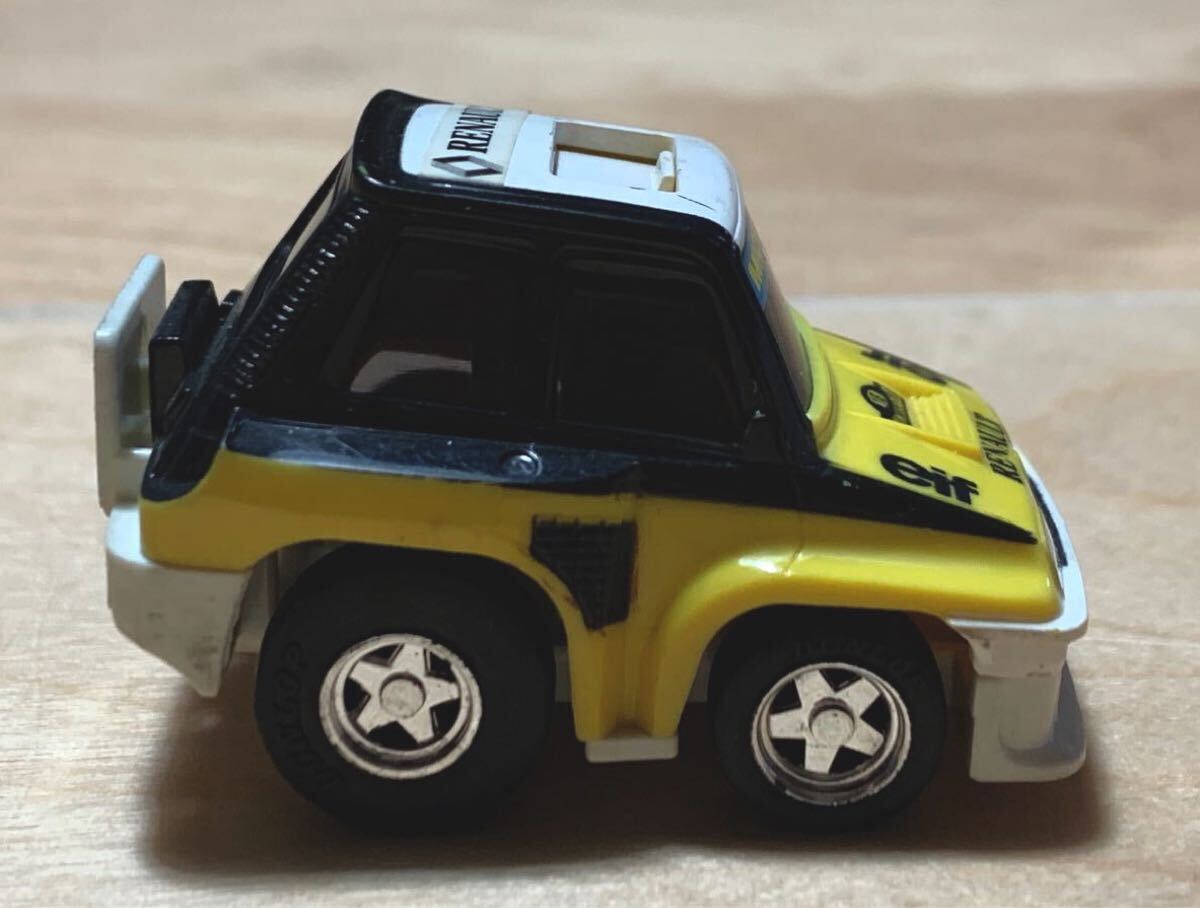 [ не экспонирование ] сделано в Японии Choro Q HG No.002 Renault 5 турбо / Renault 5 Turbo [ черный / желтый / белый ]