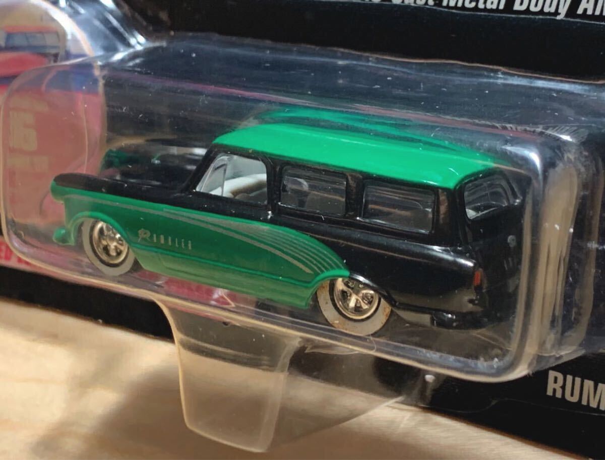 [ карта повреждение : нераспечатанный ] Johnny Lightning Ran bla-/ RUMBLUR [ черный & металлик зеленый ]