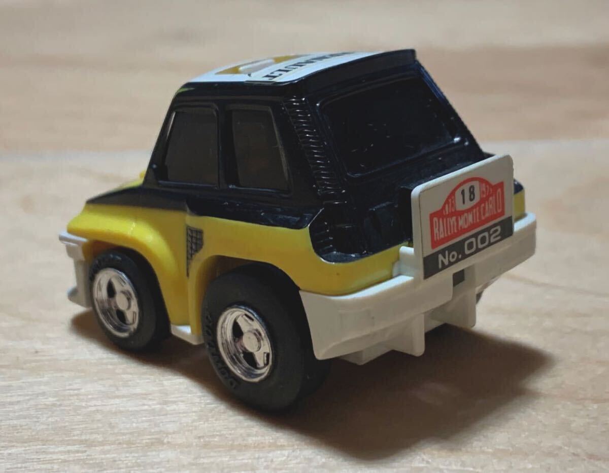 [ не экспонирование ] сделано в Японии Choro Q HG No.002 Renault 5 турбо / Renault 5 Turbo [ черный / желтый / белый ]