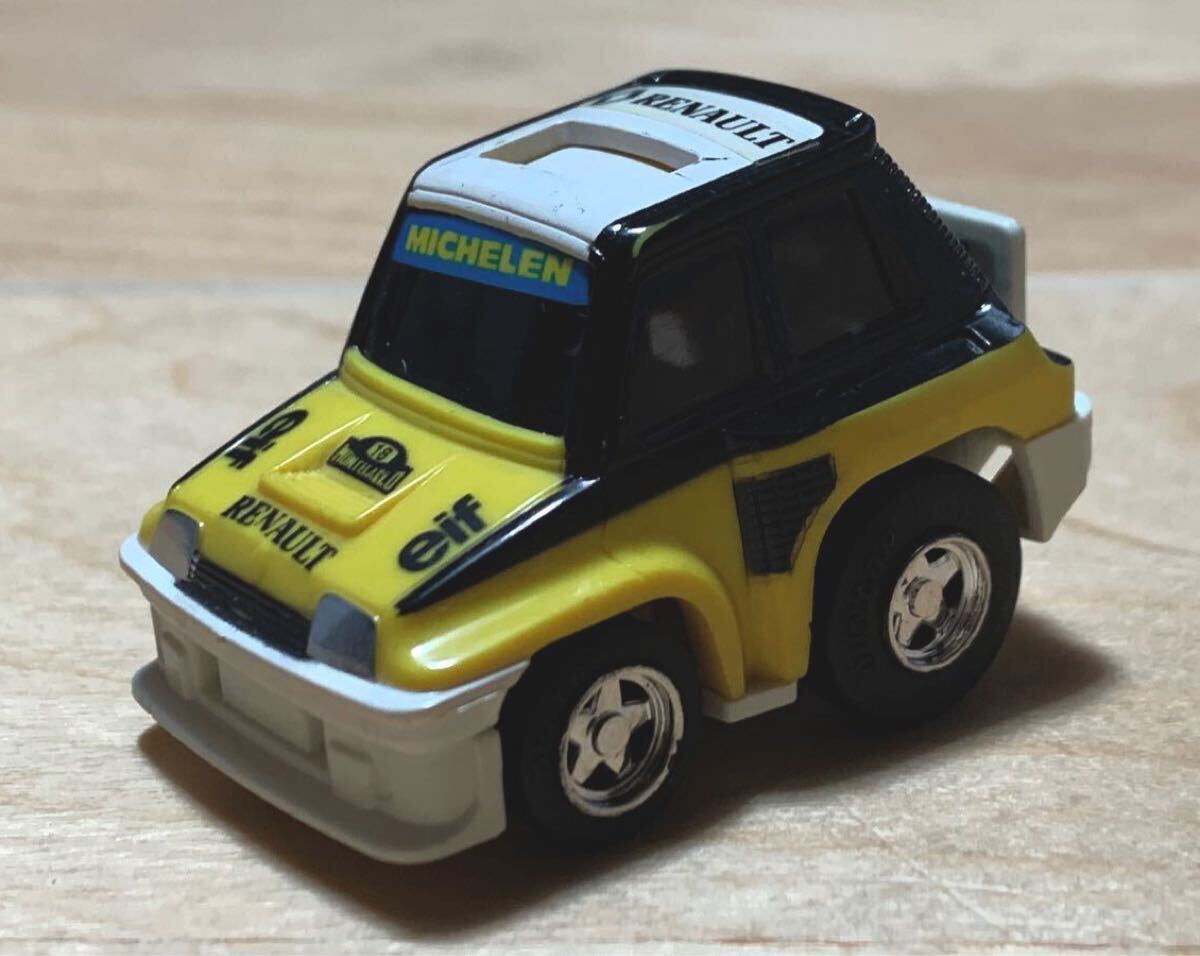 [ не экспонирование ] сделано в Японии Choro Q HG No.002 Renault 5 турбо / Renault 5 Turbo [ черный / желтый / белый ]