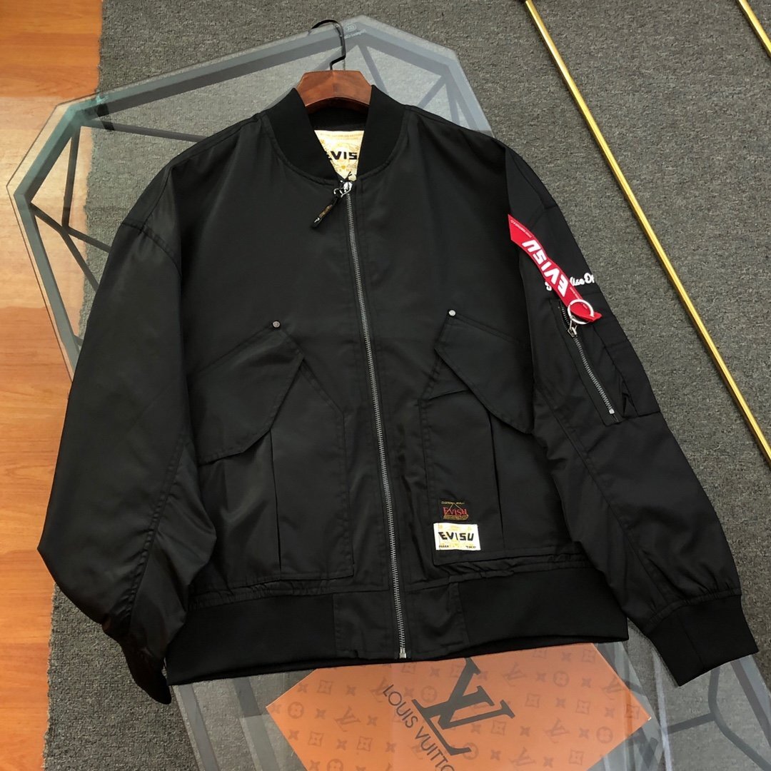 Evisu エヴィス メンズ コットン ジャケット スタジャン Lサイズ Evisu エヴィス メンズ コットン ジャケット スタジャン Lサイズ