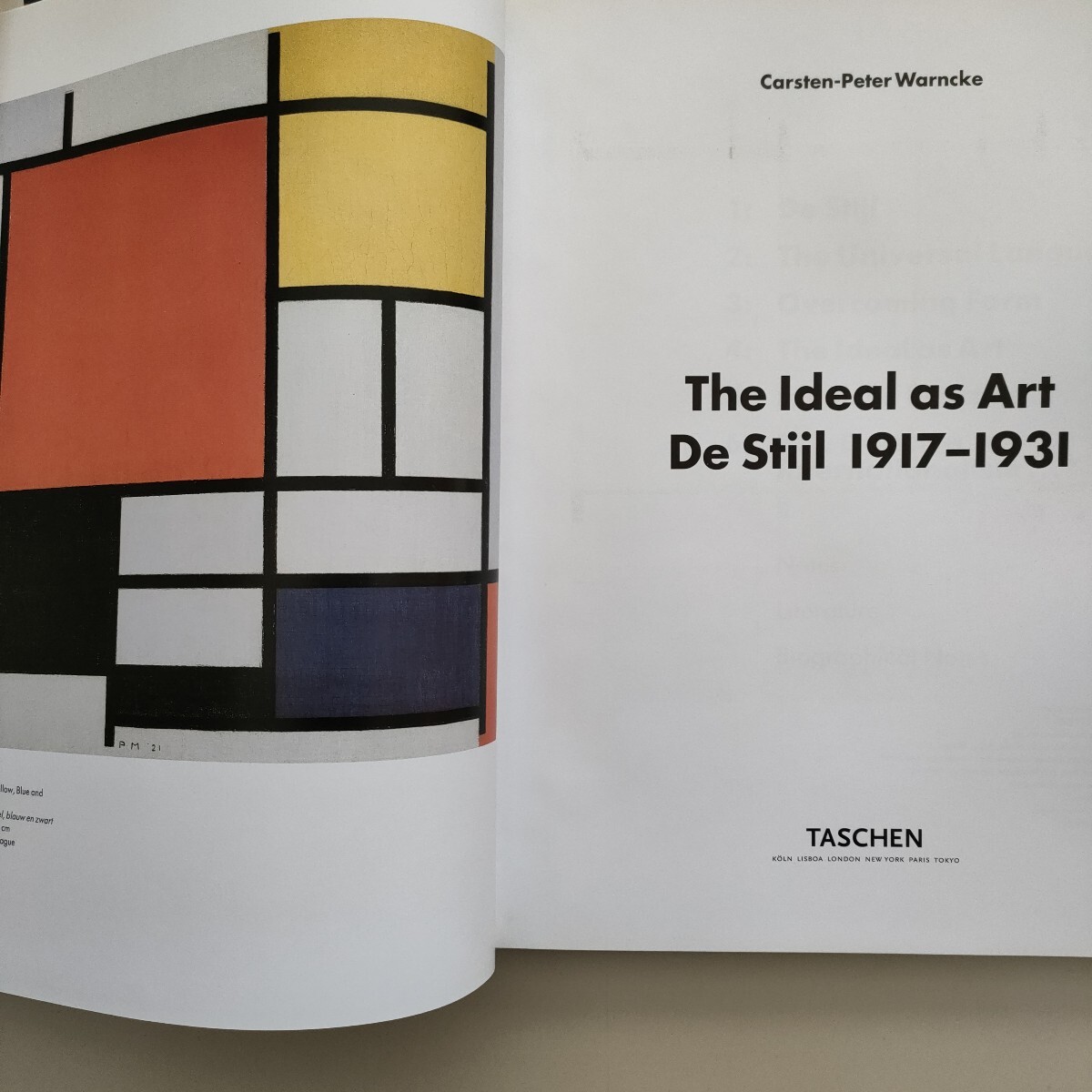 最も優遇の STIJL DE 1917-1931 オランダ デ・ステイル 本 Taschen 建築工学