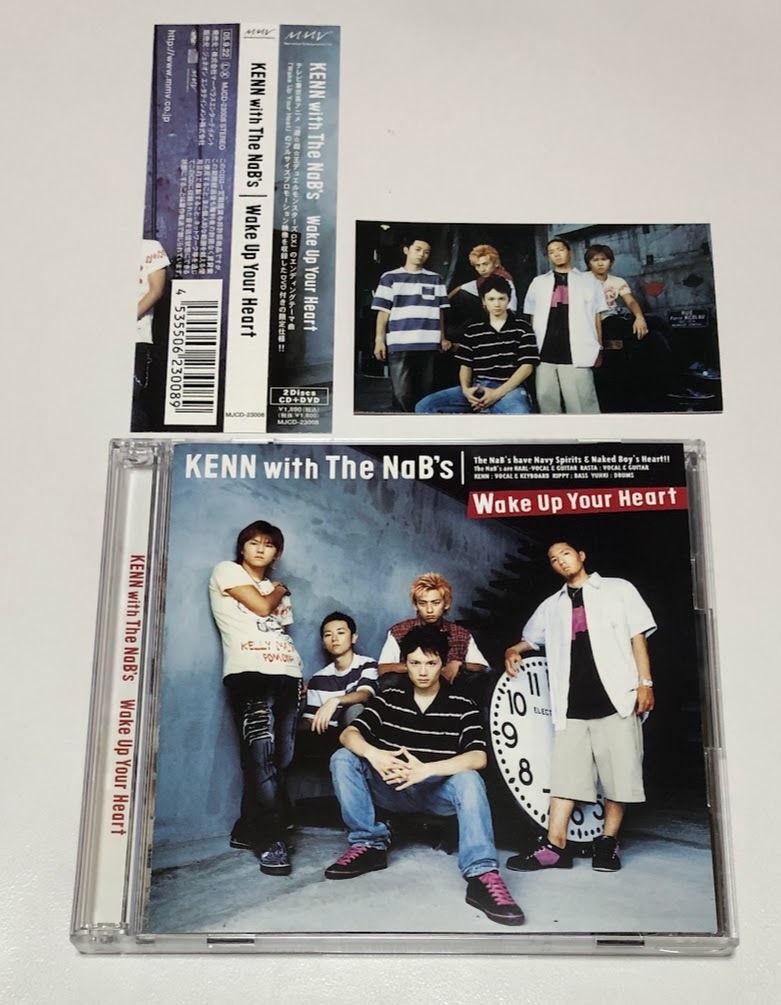KENN with The NaB’s 初回限定盤 CD＋DVD Wake Up Your Heart ■即決■ 帯付き トレカ付き MJCD-23008