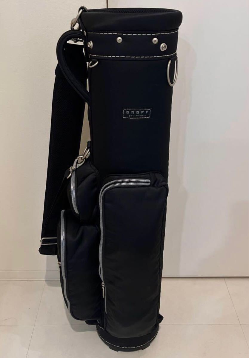 5250円 【美品】☆軽量スリム☆ ONOFF オノフ キャディバッグ 5250円 【美品】☆軽量スリム☆ ONOFF オノフ キャディバッグ