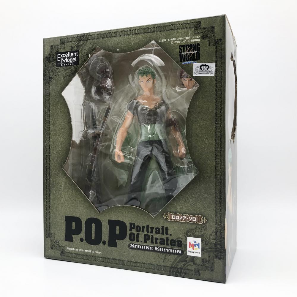 【中古】未開封 メガハウス ONE PIECE FILM STRONG WORLD ワンピース ストロングワールド P.O.P STRONG EDITION ロロノア?ゾロ