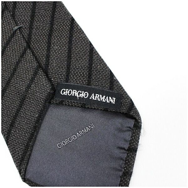 ★ ジョルジオアルマーニ シルク ネクタイ ストライプ柄 中古 ABランク GIORGIO ARMANI | メンズ ビジネス
