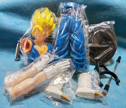 ドラゴンボールZ 必殺技ソフビフィギュア　5種　孫悟空・スーパーベジット(パート2）孫悟空元気球ver・クリリン・人造人間16号(パート4）