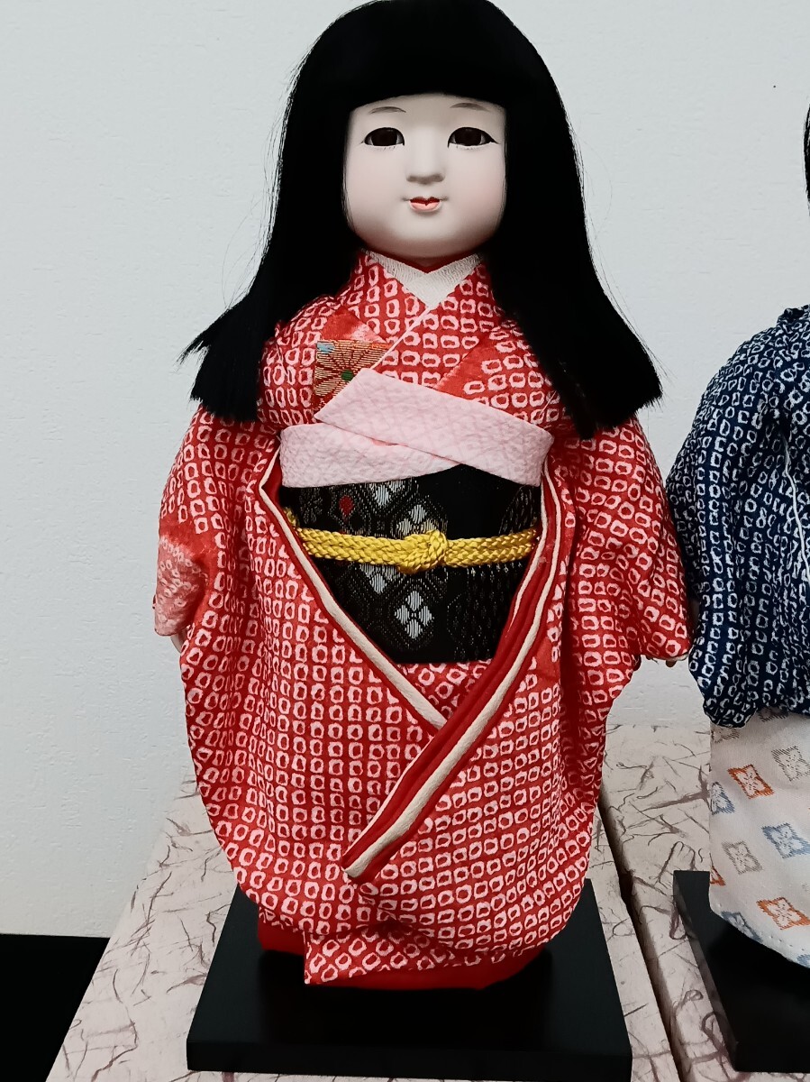  ichimatsu doll girl man Japanese doll antique doll retro Showa Retro 