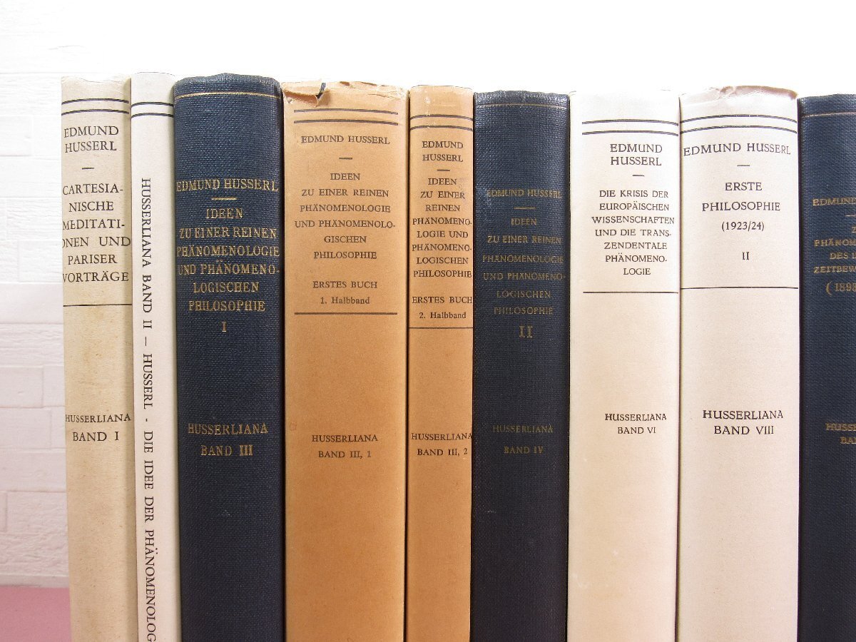 超特価SALE開催! ☆洋書 ドイツ語 『 EDMUND HUSSERL まとめて15冊セット 洋書、外国語書籍